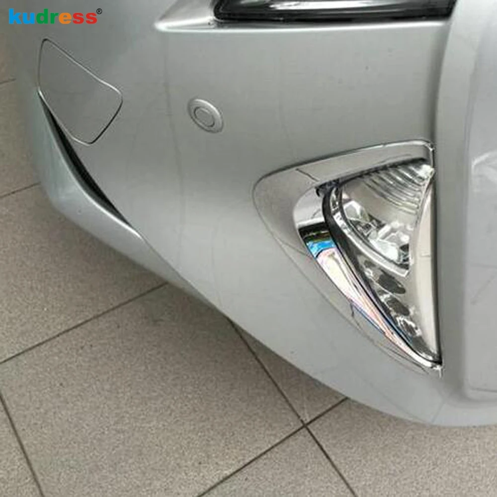 Для Toyota Prius 2016 2017 ABS Хром Передняя противотуманная фара крышка полосы авто