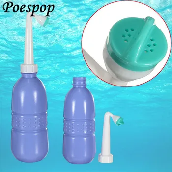 

POSEPOP Blue Portable Bidet Sprayer Travel Personal HandHeld Empty Bidet Bottle Cleaning Washing Spray Shower free ship