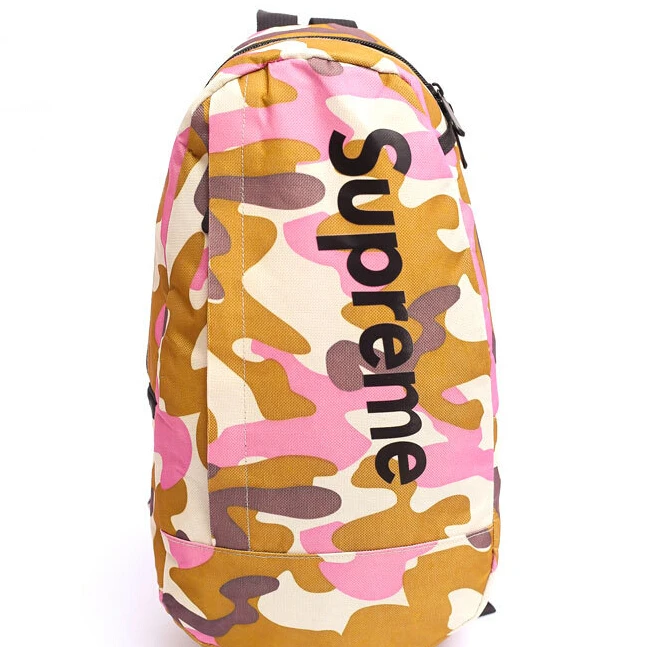 supreme backpack girl