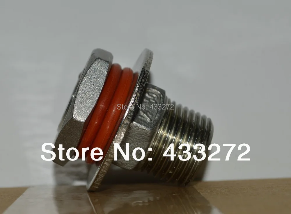 

Homebrew Hardware Kettle/Keg Weldless Bulkhead,close nipple for home brew,1/2