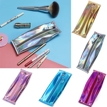 

PVC Small Cosmetic Bags Womens Makeup Bag Hologram Laser Cosmetic Case Toiletry Beauty Pouch Travel Make up Case Organizer Bag