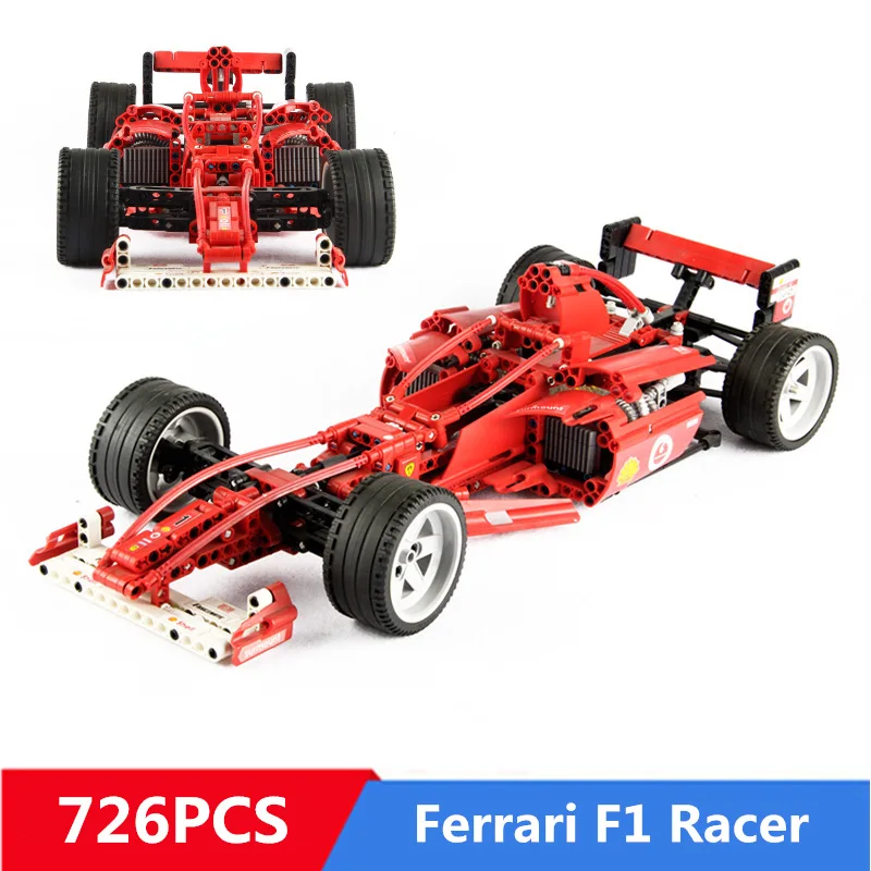 

726pcs Diy Building Blocks Series Transport 1:10 Racing Car Model Compatible With L Brand Toys For Children Kids Gift