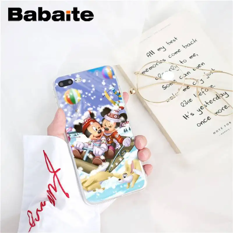 Babaite Рождество Микки Минни DIY Роскошный чехол для iPhone 8 7 6 6S Plus X XS MAX 5 5S SE XR 10 11 11pro 11promax чехол Капа - Цвет: A3