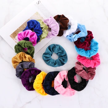 

9Pcs Women Girls Elastic Hair Rubber Bands Velvet Scrunchie Accessories Gum For Women Tie Hair Ring Rope Ponytail Holder