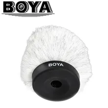 BOYA by-p100 пушистый открытый интервью лобовое стекло муфта для дробовика конденсатор Микрофоны