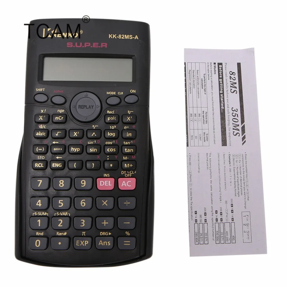Student Multi Function 2 Line Display 12 Digit Electronic Scientific Calculator in Calculators