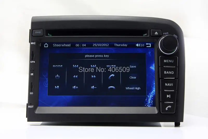 2-Din в приборной панели автомобиля dvd-плеер для Volvo S80 1998-2006 с gps навигационной радио Bluetooth/USB/SD/AUX стерео Авто Аудио