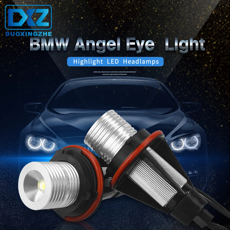 

DXZ 2Pcs 5W 6500k LED Angle Eyes Halo Xenon Marker Ring Light Error No Bulb For BMW E39 E53 E60 E61 E63 E64 E65 E66 X5