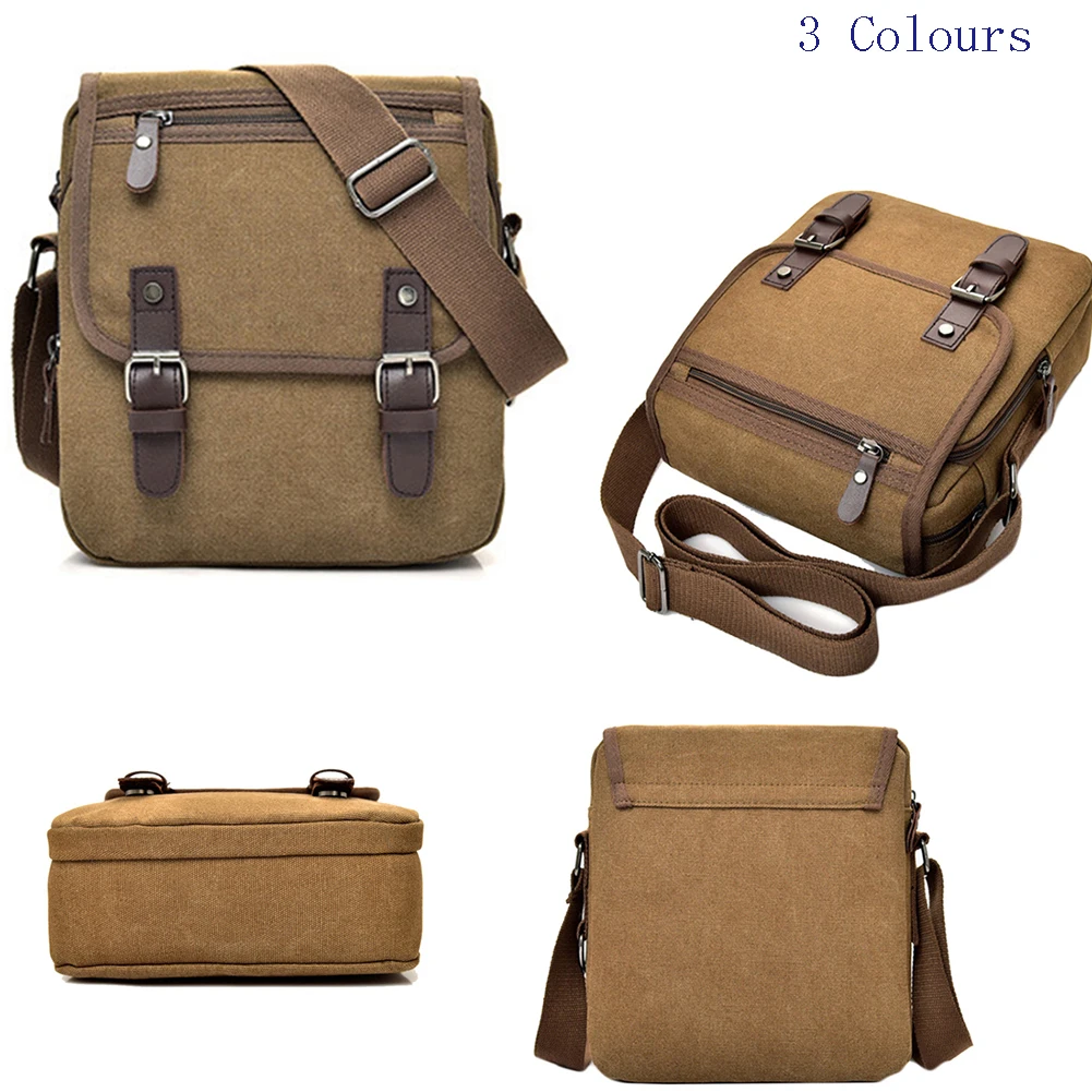 SFG HOUSE Fashion Mens Canvas Bags Travel Shoulder Messenger Bag ...