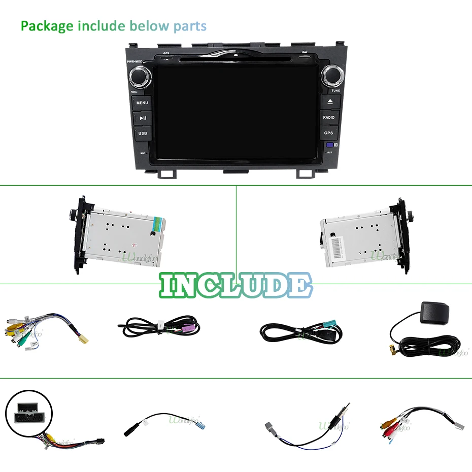 Best DSP IPS SCREEN HD 4G 64G Android 9.0 AV Output CAR DVD PLAYER For CRV CR-V GPS navigation radio multimedia player stereo 2