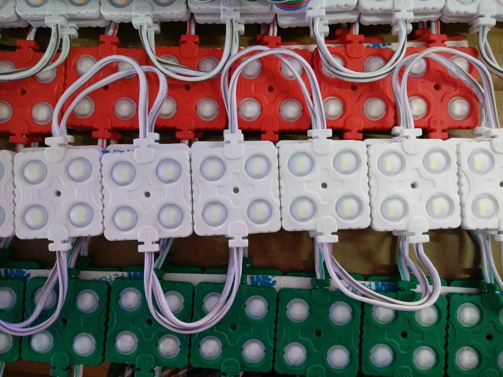 Водонепроницаемый модуль с 4 светодиодами SMD 5630, 20 шт./лот, IP68