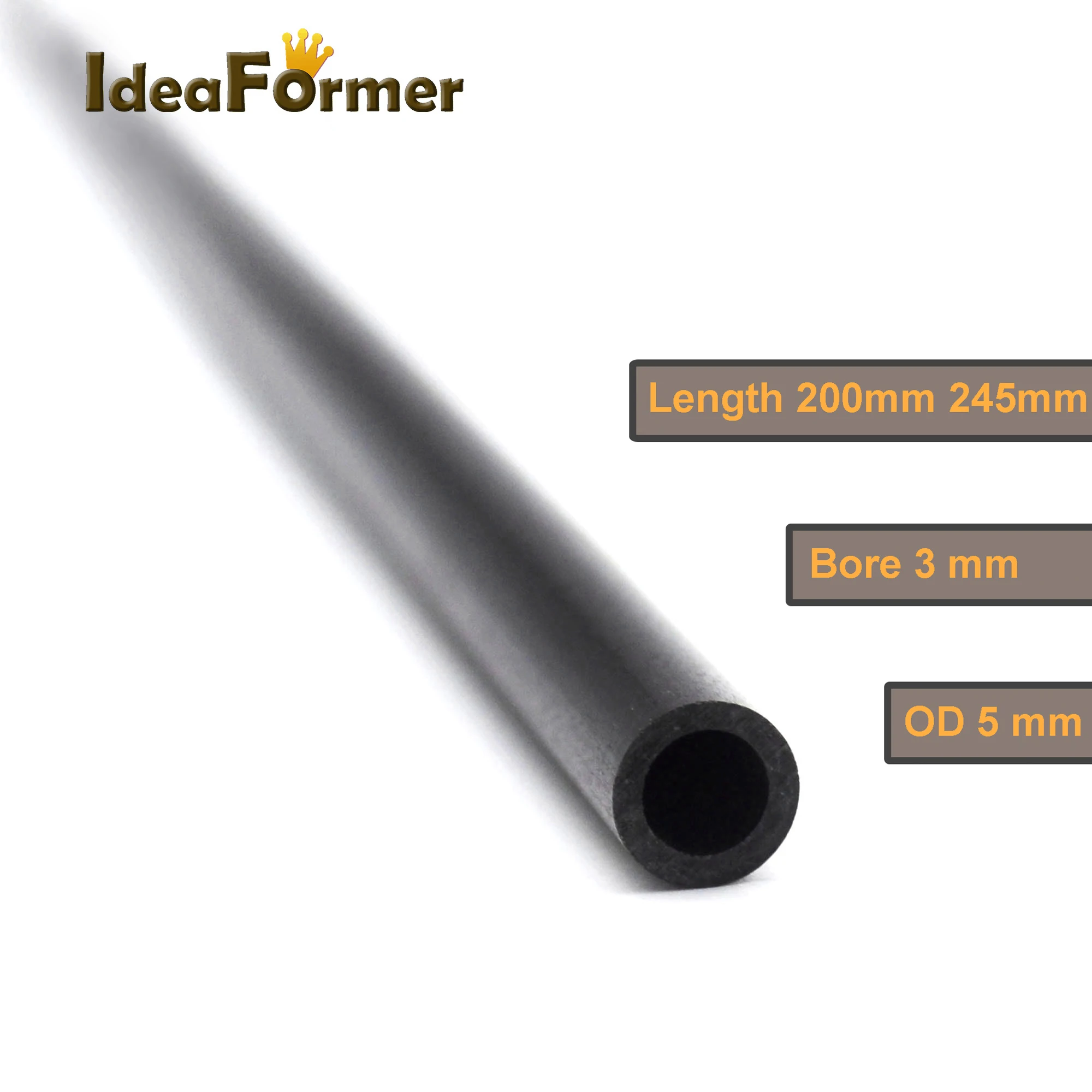 6 قطعة كوسيل دلتا 12 K الكربون الألياف مناور مواز دفع قضيب الكربون الألياف أنبوب مواز الذراع 3D طابعة أجزاء