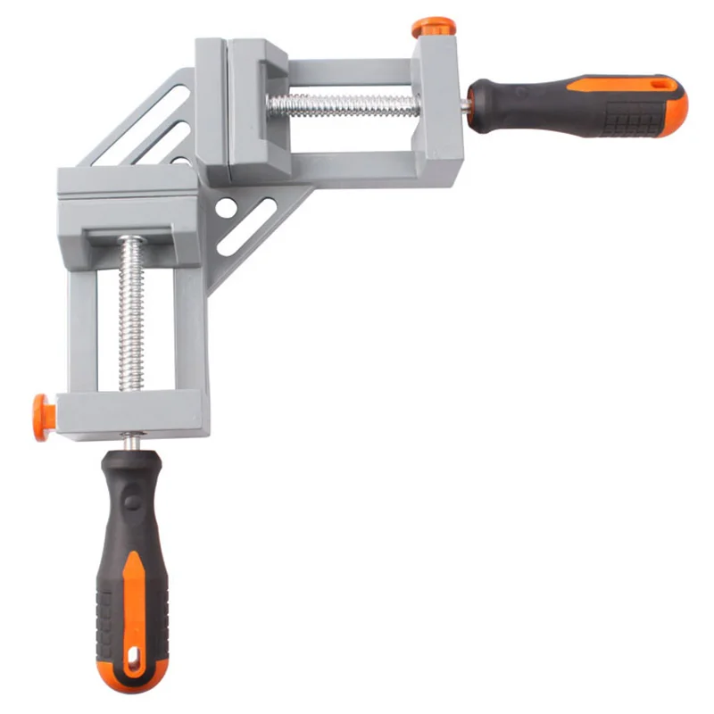 

G1 Aluminum Alloy Frame New Double Handle 90 Degrees Angle Clamp Right Angle Woodworking Frame Clamp Angle Clip Clamp