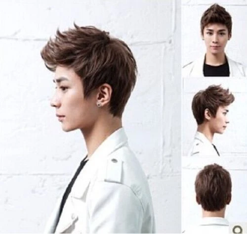 Canción peluca. chicos guapos peluca corea moda hombres de corto Cosplay pelucas de pelo|boy wig|cosplay wigfashion wig - AliExpress