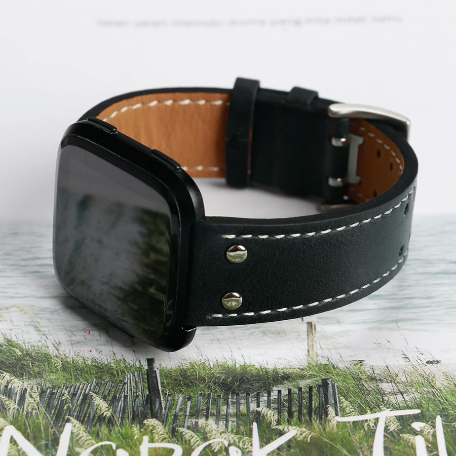 Для Fitbit Versa 2 Браслет из натуральной кожи сменный ремешок для часов Fitbit Versa Lite Смарт-часы аксессуары