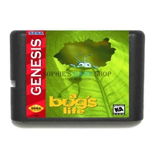 Жизнь жука 16 бит MD игровая карта для sega 16bit игровой плеер