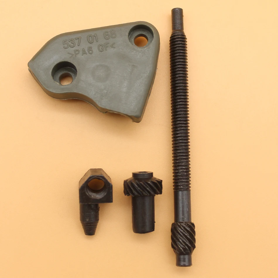 Kit Piastra Protezione E Vite Tenditore Catena Per Motosega Husqvarna 61 66 162 266 268