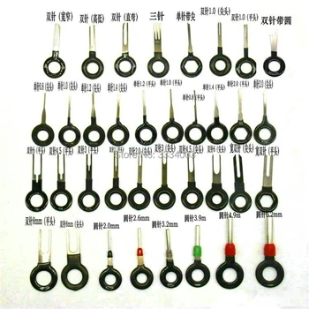 

36PCS Auto Car Plug Circuit Board Wire Harness Terminal Extraction Pick Connector Crimp Pin Back Needle Remove Tool Set