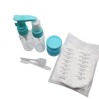 

Refillable Bottles 1Set Travel Bag Bottle The Transparent Zipper Travel Bag Top Quality Liquid Travel Sets Professional Apr22