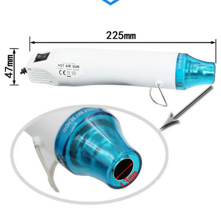 

AC 220V 300W Electric Hot Air Heat Gun EU Plug Electric Power Tool Desoldering Station Tool Gas Soldering Iron