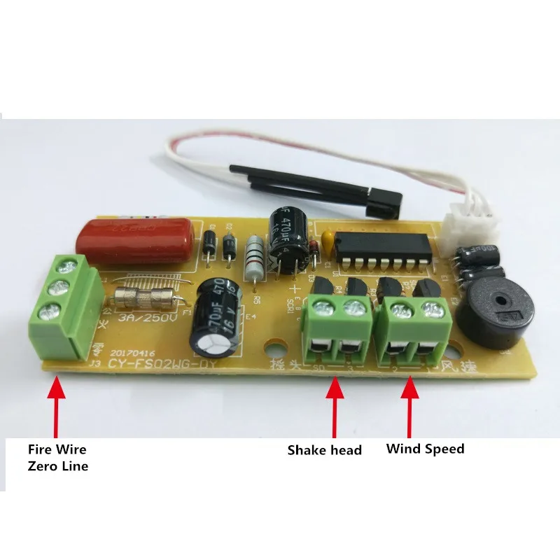 

Replacement Wall Hanging Fan Accessories Power Board And Remote Control Floor Fan Universal Control Board Fan Parts