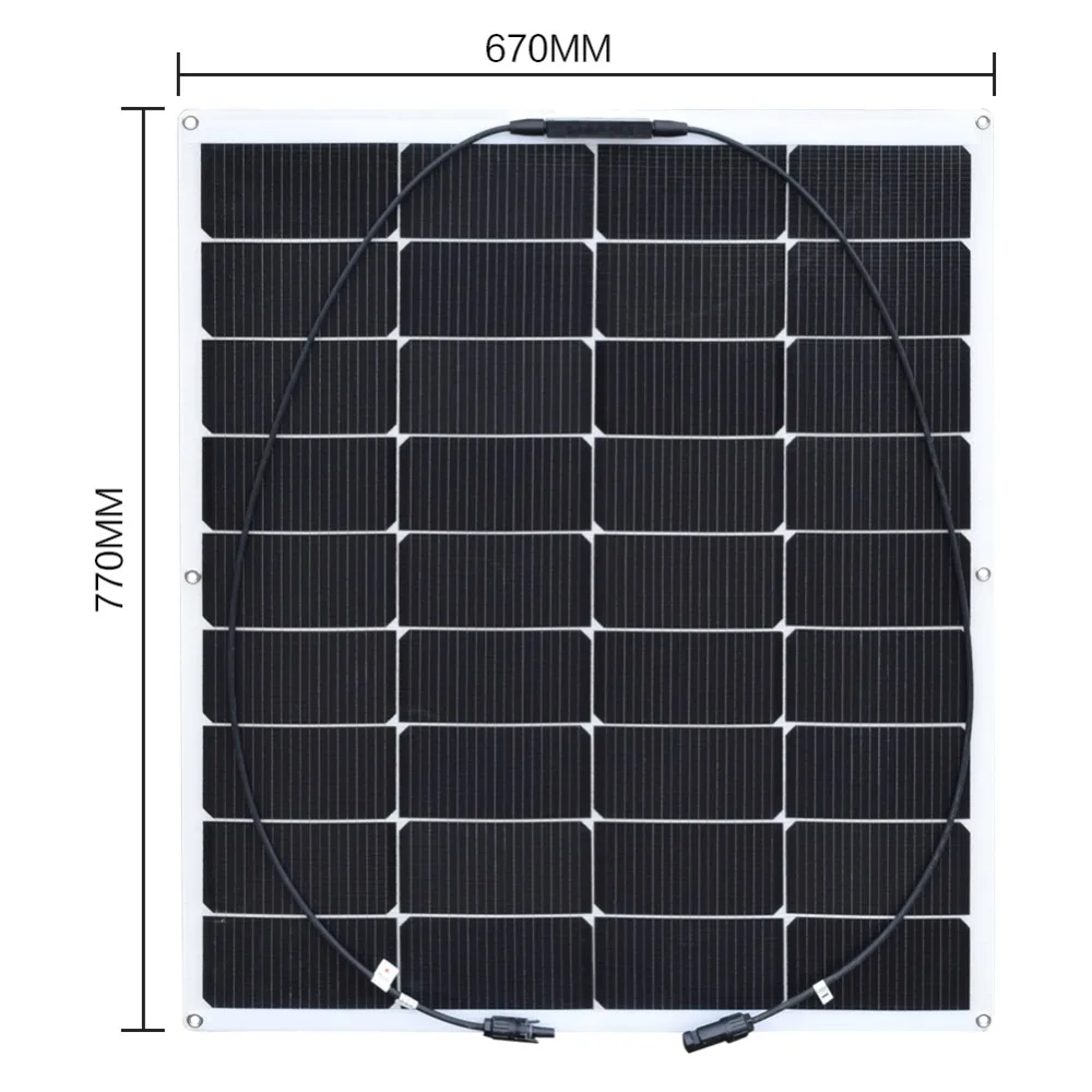 Xinpuguang 90W 18V солнечная панель монокристаллическая легкая 12V s для RV/лодки/других вне