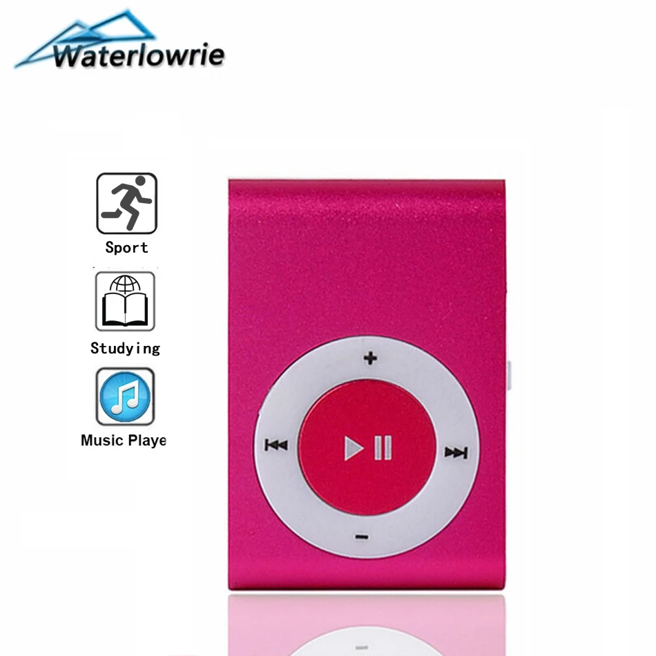 Waterlowrie плеер для бега мини аудио клип mp 3 player музыка мп плейер мп3 аудиоплеер