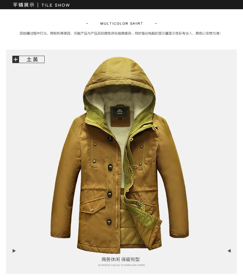 Бренд, Осень-зима, парка Hombre, новинка, chaqueta invierno, меховое пальто в стиле милитари, для отдыха, мужской пуховик, ветровки