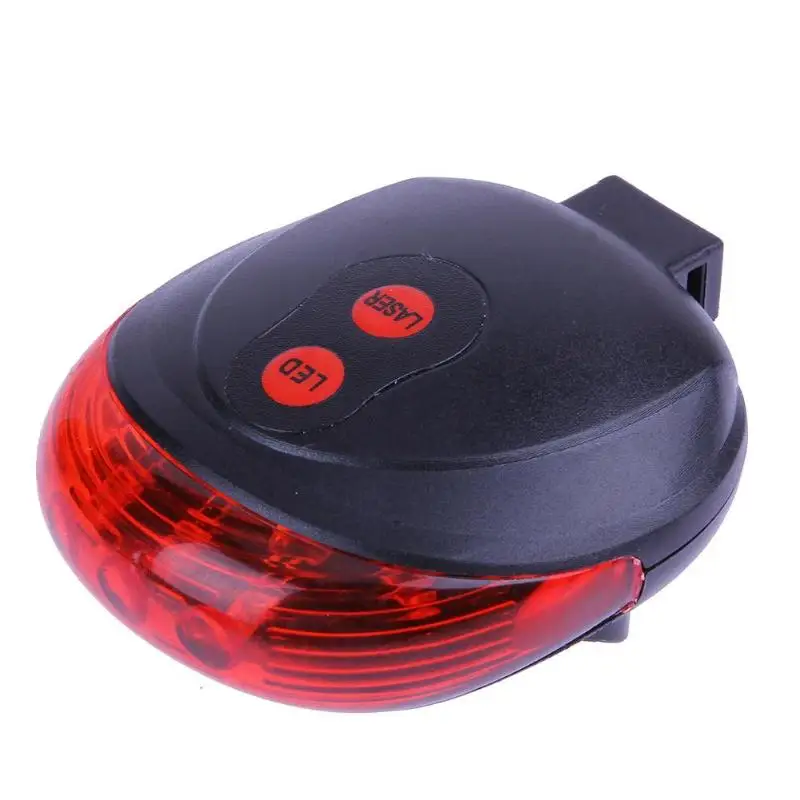 Top 7 Modes Bike Tail Light Safety Warning 5 LED2 Laser Night Mountain Waterproof Bike Rear Light Lamp LED Bicycle Light 7