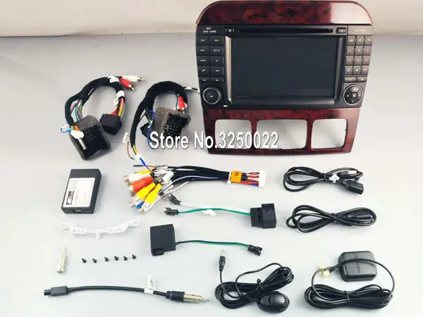 Sale Android 9.0 Car Dvd Navi Player FOR BENZ S CLASS W220 audio multimedia auto stereo support DVR WIFI DAB OBD all in one 21