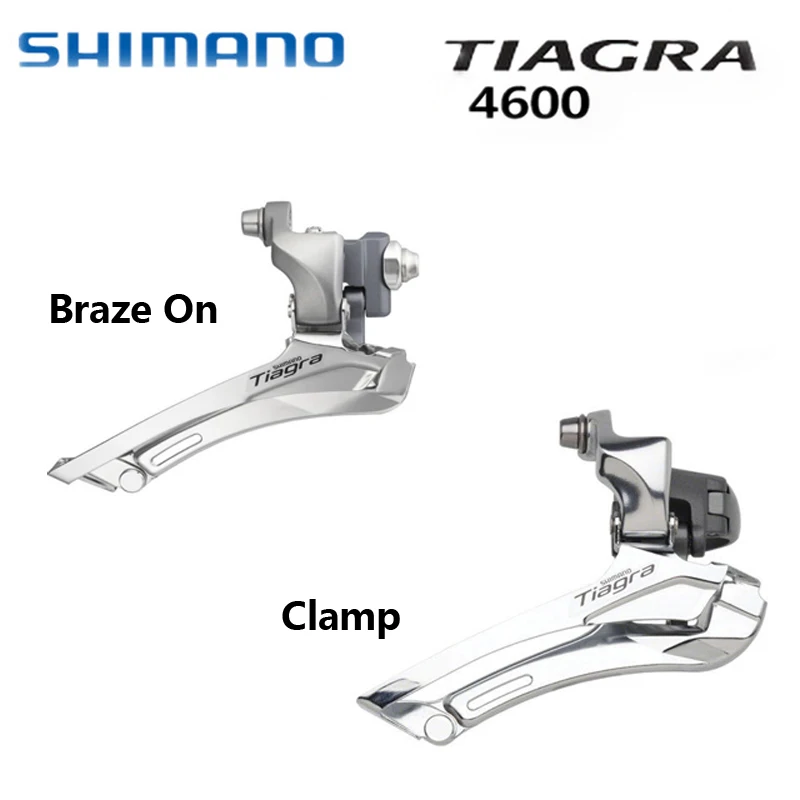 Shimano Tiagra FD 4600 передний переключатель Braze On Тип зажим 31 8 мм 28 6 34 9 серебристый 1