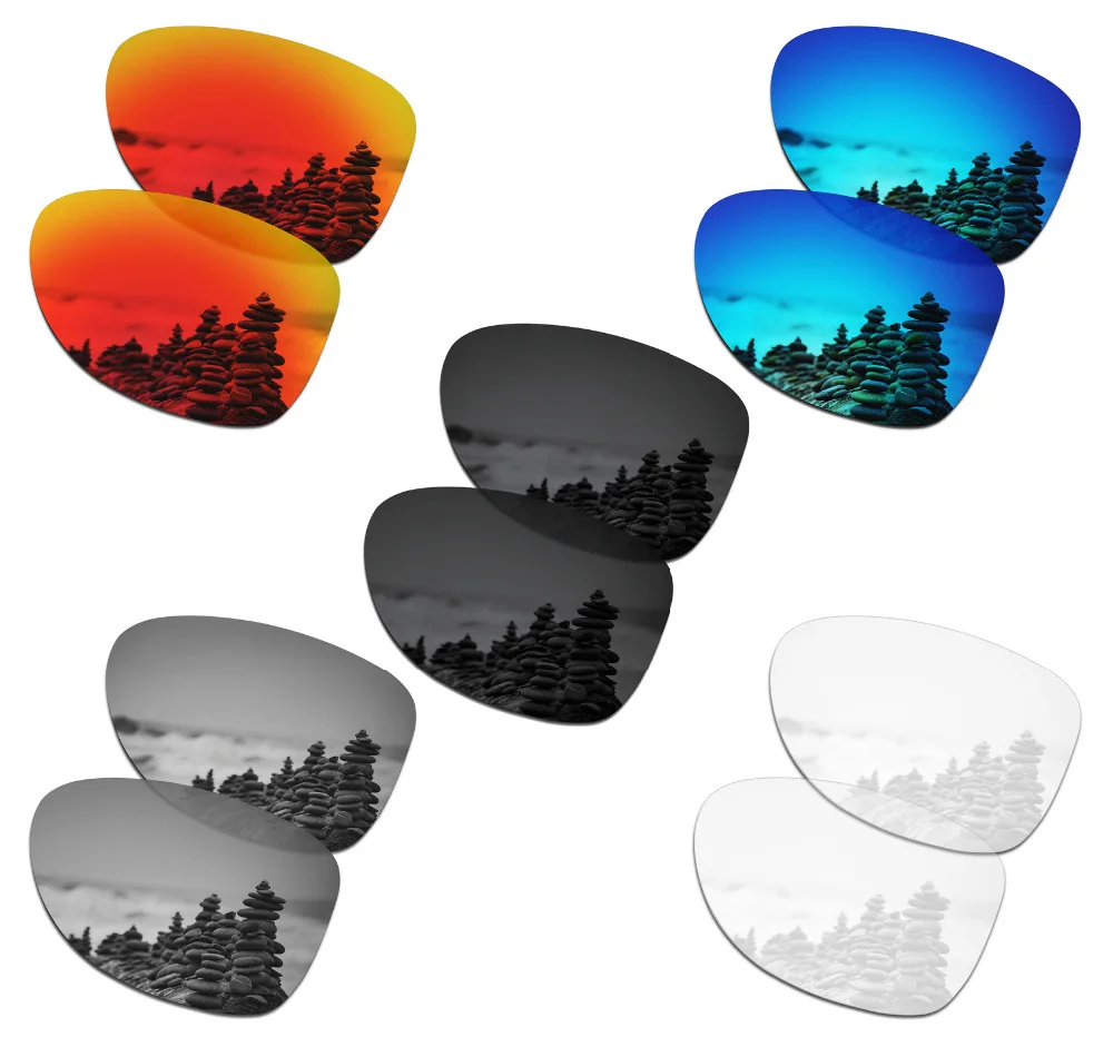 SmartVLT 5 Pairs Polarized Sunglasses Replacement Lenses for Oakley Dispatch 2 5 ColorsEyewear