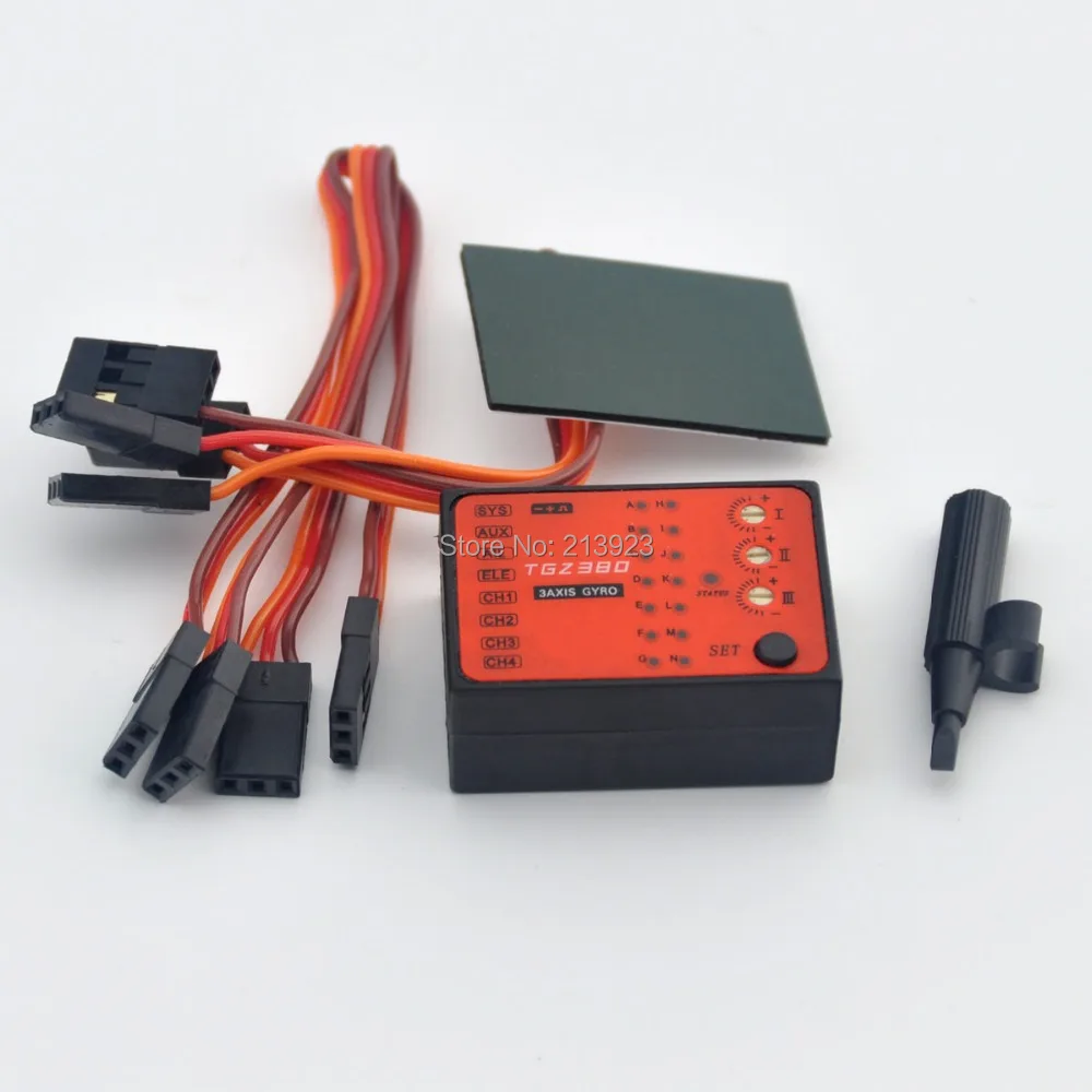 MB TGZ380 3 Axis Gyro Flybarless система для ALIGN TREX T REX и т. д. 450 550 600 700 RC вертолет FBL DFC|axis gyro|rc