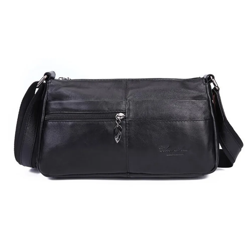 

100% Genuine Leather Women Single Shoulder Bag Fashion Trend Famous Brand Ladies Cross body Satchel Cowhide Messenger Bags New