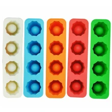 Лидер продаж, летний лоток для льда, силиконовая форма, прямоугольное кракелированное стекло инструмент для летних напитков, форма случайный цвет для