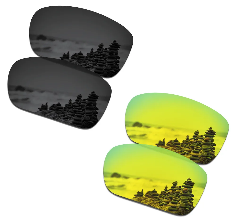 SmartVLT 2 пары поляризованных солнцезащитных очков Сменные линзы для Oakley TwoFace Stealth