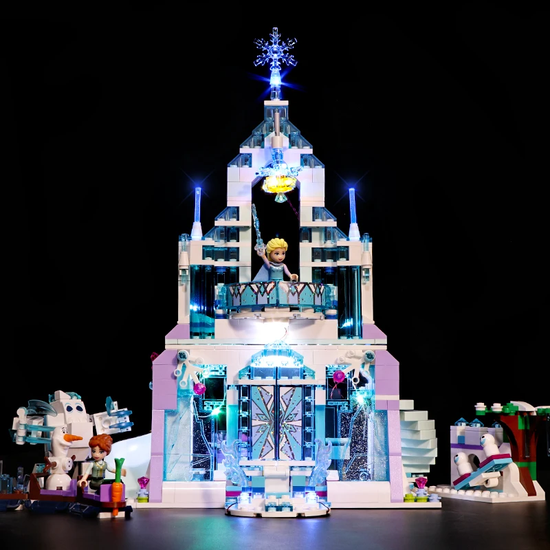 elsa castle lego set