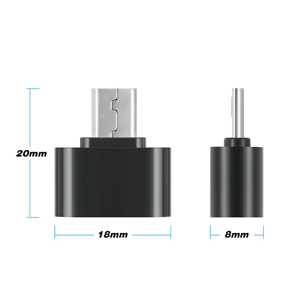 2 шт. Мини OTG кабель USB адаптер Micro в конвертер Mini папа для планшетных ПК Android Samsung