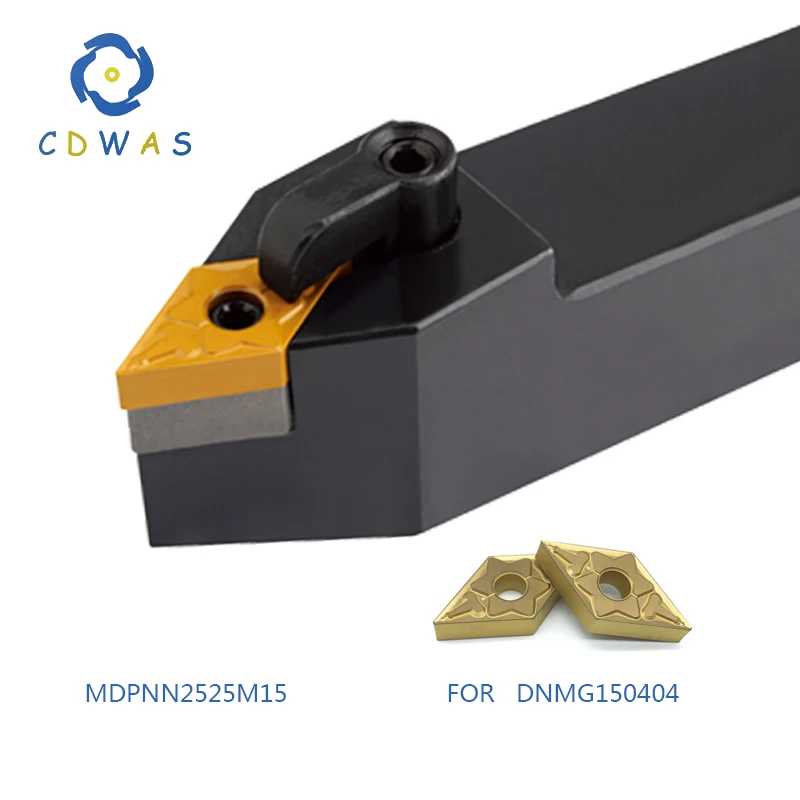 

1PC MDPNN2525M15 for DNMG150404 Carbide External Tool Holder MDPNN Factory Direct, Lathe, Mast, CNC, Machine tool