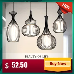 Retro Pendant Lights Industrial cage kerosene lamp hanglampen Loft light American Style metal lampshade Fixtures Kitchen lamp