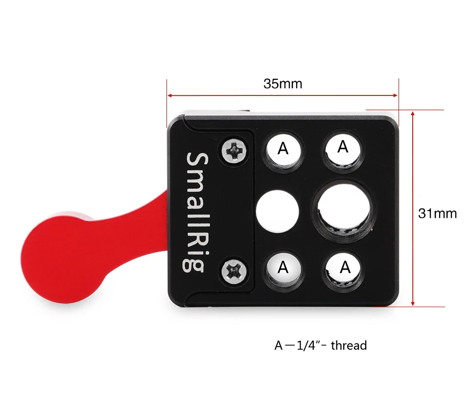 SmallRig DSLR камера Quick Release адаптер Nato зажим с 1/4 1/8 резьбой отверстия для фонарика микрофона Поддержка 1885