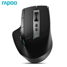 Игровая мышь Rapoo MT750S, перезаряжаемая многомодовая беспроводная мышь для геймера, простое переключение между Bluetooth и 2,4G, до 4 устройств