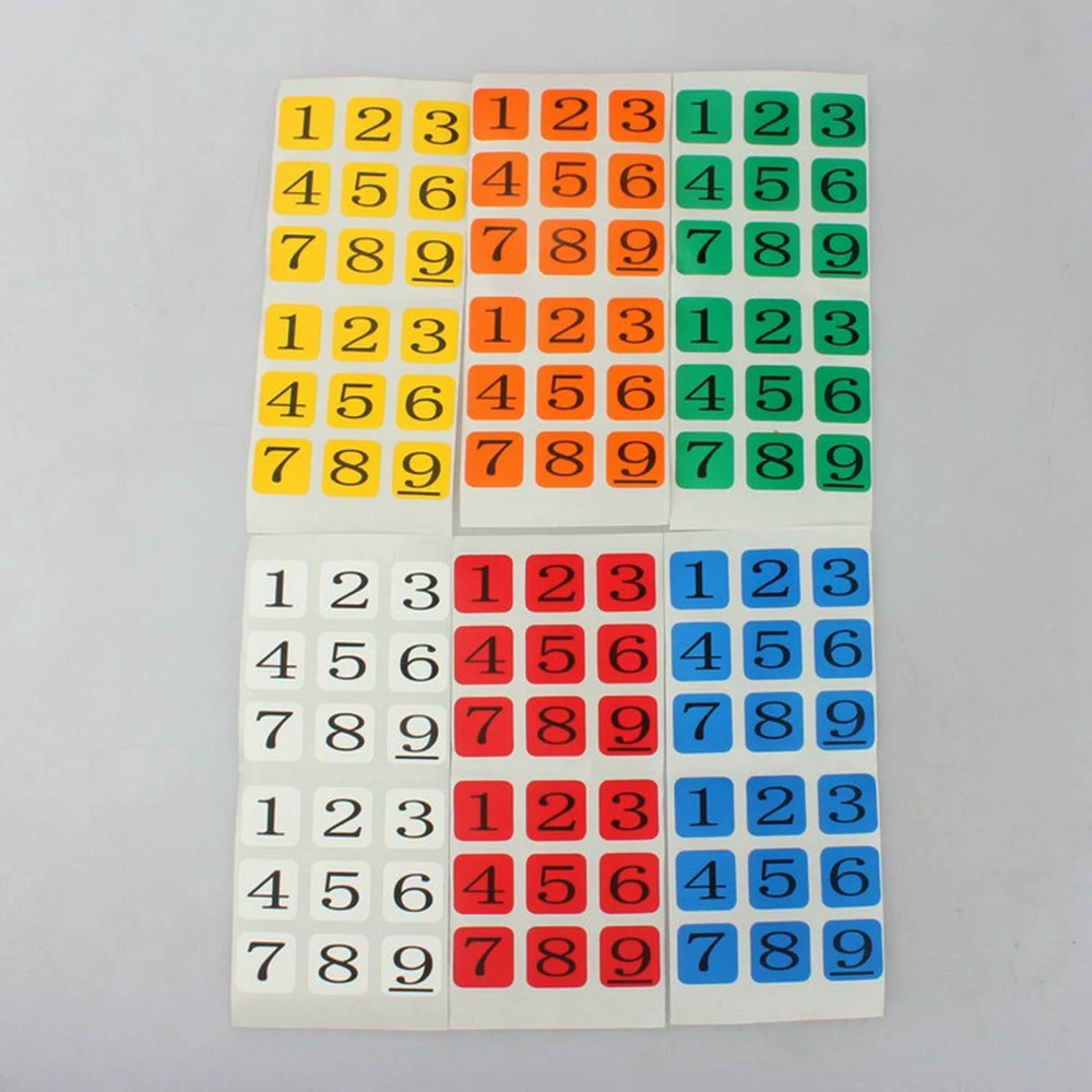 Cubetwist ABS DIY номер куб стикер для 57 мм 3x3x3 скорость волшебный головоломка кубики|cube