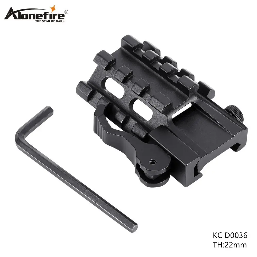

AloneFire KC D0036 Rifle Scope Mount Base Dovetail Extend Weaver Picatinny Rail Adapter 20mm For Hunting