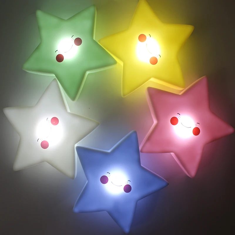 

Aimbinet Creative Adurable Star Night Light Kids Bedsibe Led Lamp For Children Baby Birthday Christmas Toy Gift Home Decoration