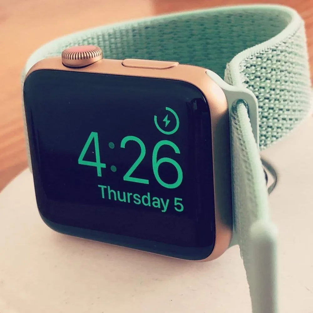 Светильник со светоотражающим браслетом, спортивный ремешок для Apple Watch, 44 мм, 42 мм, 40 мм, 38 мм, нейлоновый ремешок для iwatch, серия 5, 4, 3, 2, 1