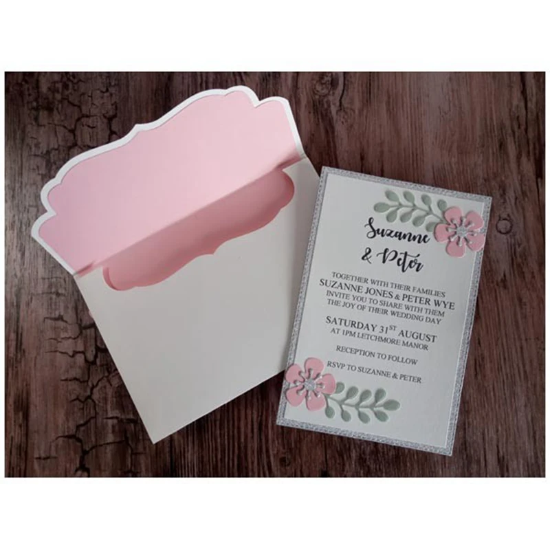 Cena Koperta Fold Frame metalowe wykrojniki szablony do DIY Scrapbooking wytłaczania zdjęć dekoracja albumu ręcznie robione kartki Die Cut