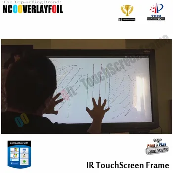 

Free Shipping Low-cost 32" High Definition 10 Points IR Touch Overlay Kit for Touch Monitor, Touch Wall, Kiosks,POS, ATM