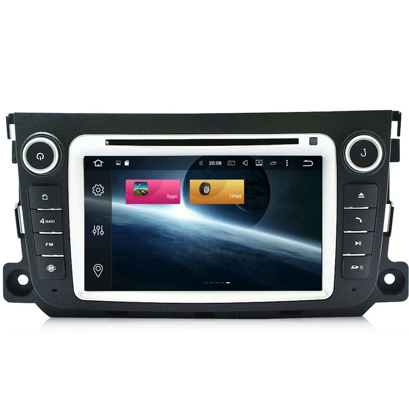 Sale HIRIOT 7 Inch IPS Android 8.0 CAR DVD GPS Player For Mercedes Benz Smart 2011 2012 2013 2014 Navigation Auto Radio 4G+32G DAB+ 5