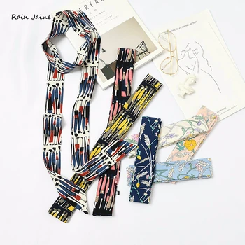 

Scarfs For Ladies Designer Neck Scarves Women 2019 Chiffon Pañuelo Cuello Foulard Femme Bufanda Scarf Hair Band Printing Plaid